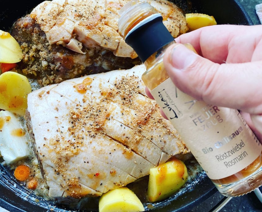 schweinsbraten mit kruste
