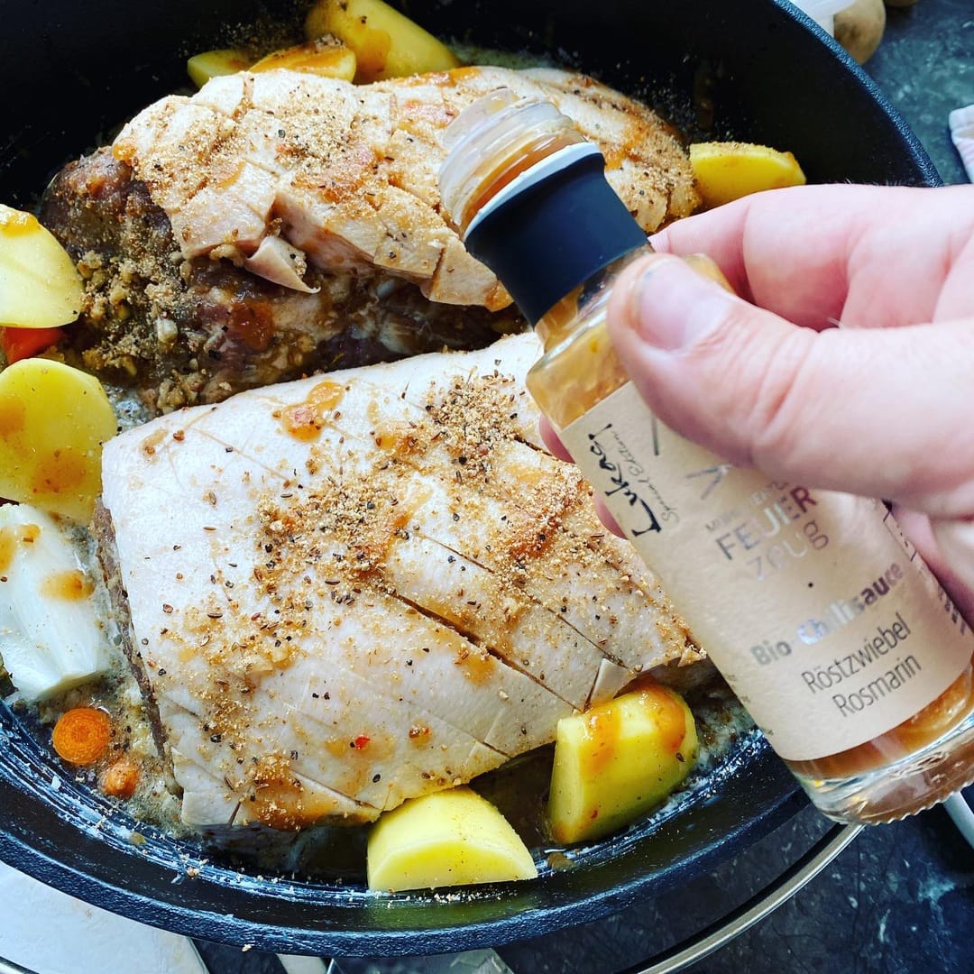 schweinsbraten mit kruste