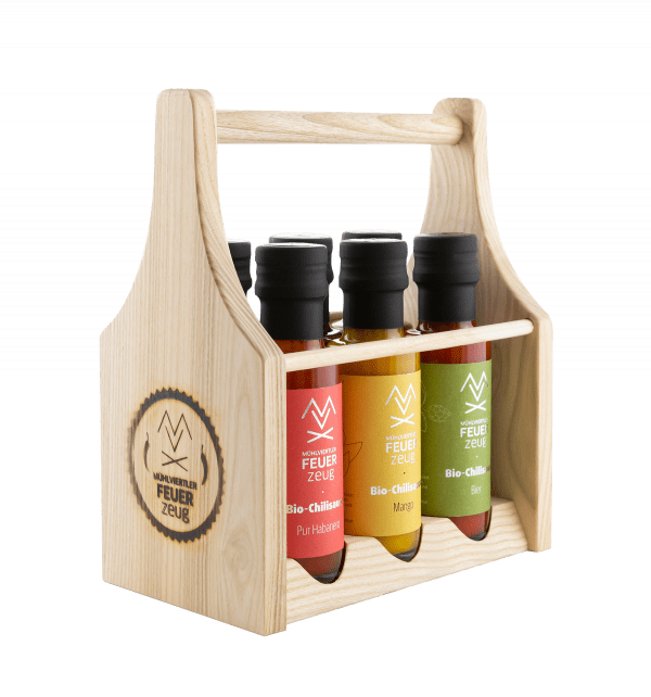 Premium Six-Pack Bio-Chilisaucen