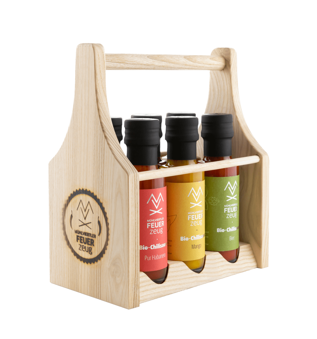 Premium Six-Pack Bio-Chilisaucen