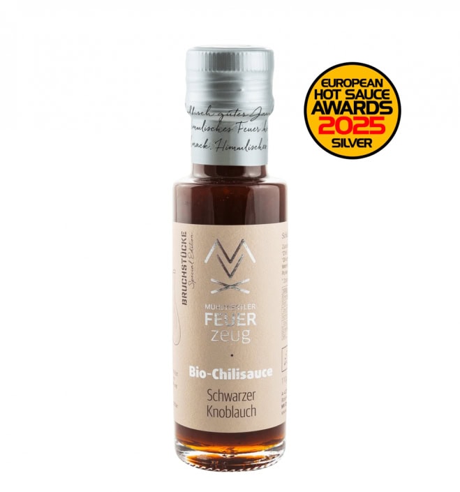 chilisaucen schwarzerknoblauch silber