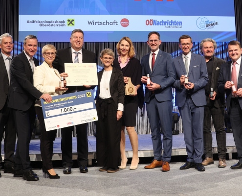 oö handwerkspreis 2022: gewinner in der kategorie "kooperation & teamwork"