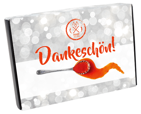 Geschenkschachteldeckel Dankeschön