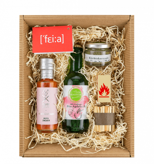 feuerzeug bio geschenkbox „inklusion trifft handwerk“